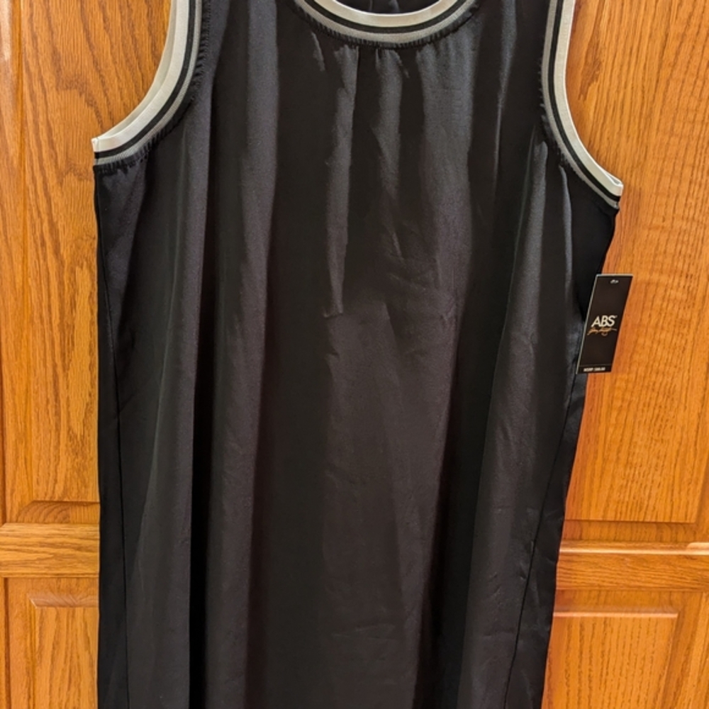 ABS Black Sleeveless Dress